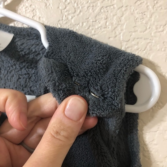 Gunamuna Gunapod Baby Fleece Wonderzip Sleep Sack in Charcoal Gray 0-9 Months - Picture 7 of 8